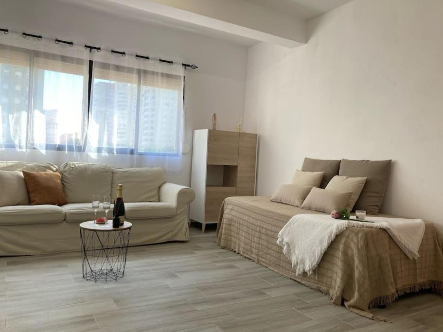 Coqueto Apartamento De Playa Con Piscina Y Terraza Valenza Esterno foto