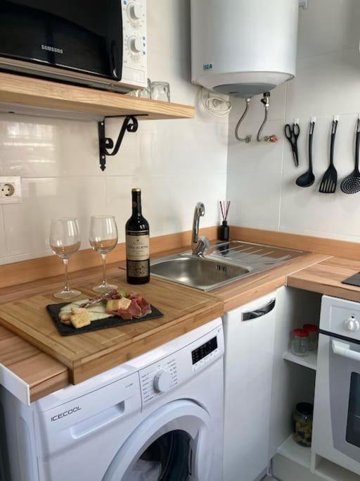 Coqueto Apartamento De Playa Con Piscina Y Terraza Valenza Esterno foto
