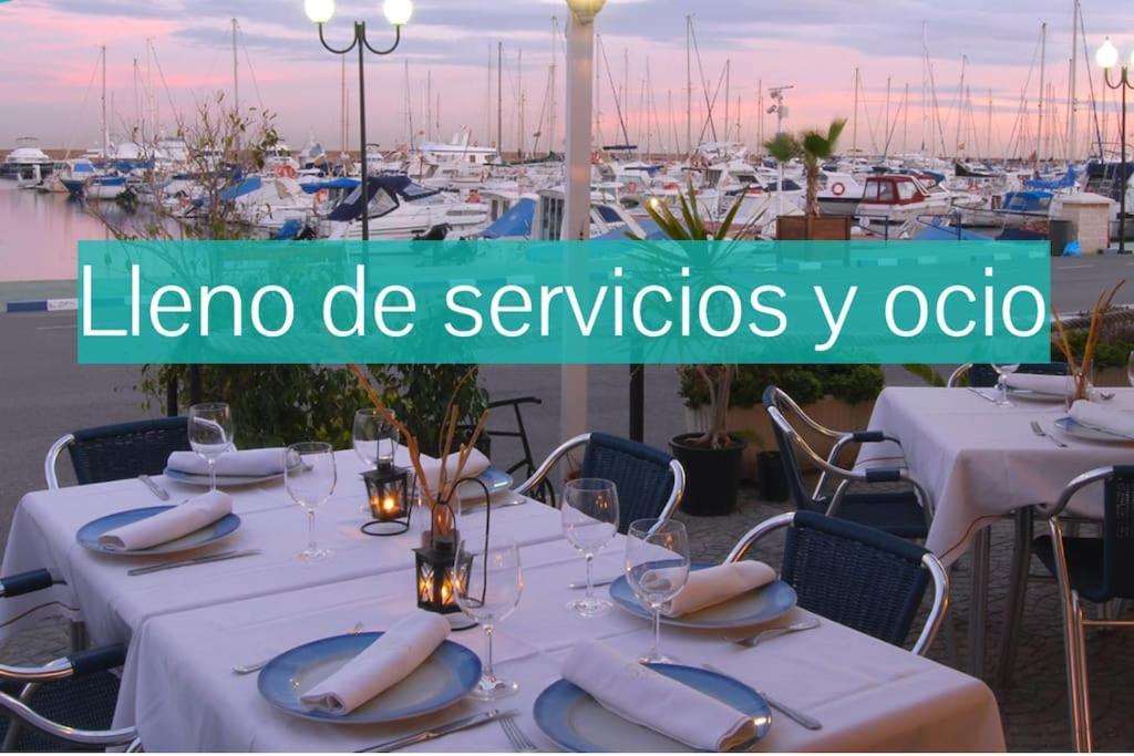 Coqueto Apartamento De Playa Con Piscina Y Terraza Valenza Esterno foto